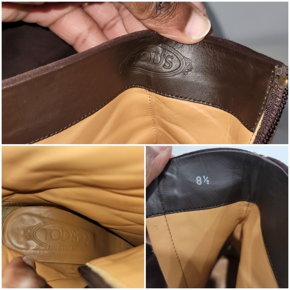 Tod's suede ankle heeled boots - Picture 5 of 10